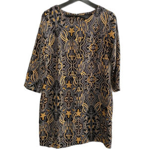 Tahari 8 AOP Mini Dress Luxury Coquette Classic Preppy Romantic Baroque OF-25